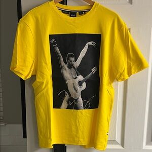 Boss Yellow Graphic Short Sleeve Tee